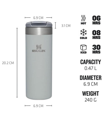 Stanley Gri Transit Mug Termos 0,47 L