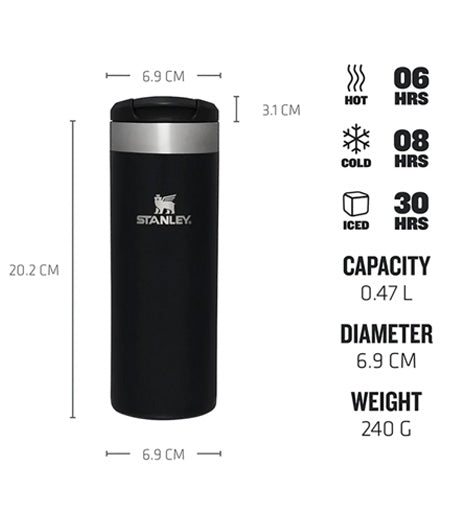 Stanley & Büyük Boy Defter Kalem Set & Hoparlör & Vakumlu Powerbank & Tchibo Kahve & Takvim & Siyah Kupa Hediye Seti
