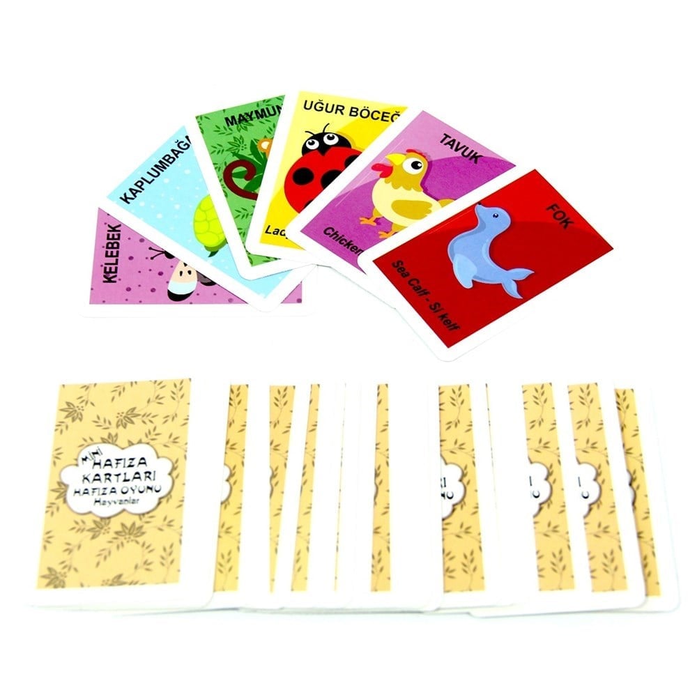 Halka Geçirme Oyunu & Mini Hafıza Kart Oyunu & Lolipop Mini Hediye Seti (5 Adet)