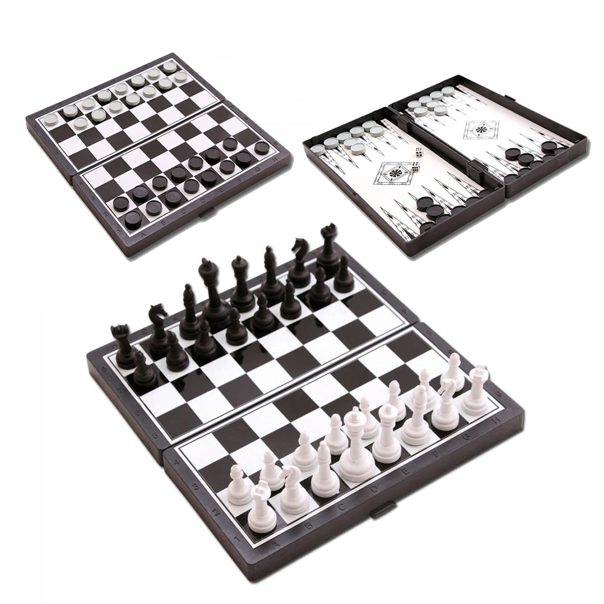 Okuma Kitabı & Matara & Manyetik Satranç - Tavla - Dama & 2'li Not Defteri Hediye Seti