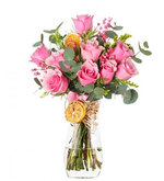 Cam Vazoda Pembe Güller