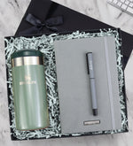 Kişiye Özel Defter & Kalem & Stanley Termos Premium Hediye Seti