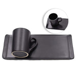 Öğretmenler Günü Kişiye Özel Siyah Metal Kutulu Mum & Tabaklı Siyah Türk Kahvesi Fincanı & Mehmet Efendi Türk Kahvesi & Tükenmez Kalem Hediye Seti