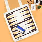 Tavla Baskılı Bez Çanta & Selamlıque Türk Kahvesi & Porselen Fincan & Eyüp Sabri Tuncer Tıraş Kolonyası Babalar Günü Hediye Seti