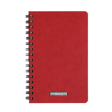 Spiralli Kırmızı Tarihsiz Defter