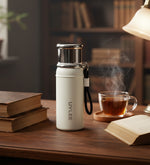 Beyaz Çelik Termos 500 ml