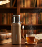 Kahverengi Çelik Termos 500 ml