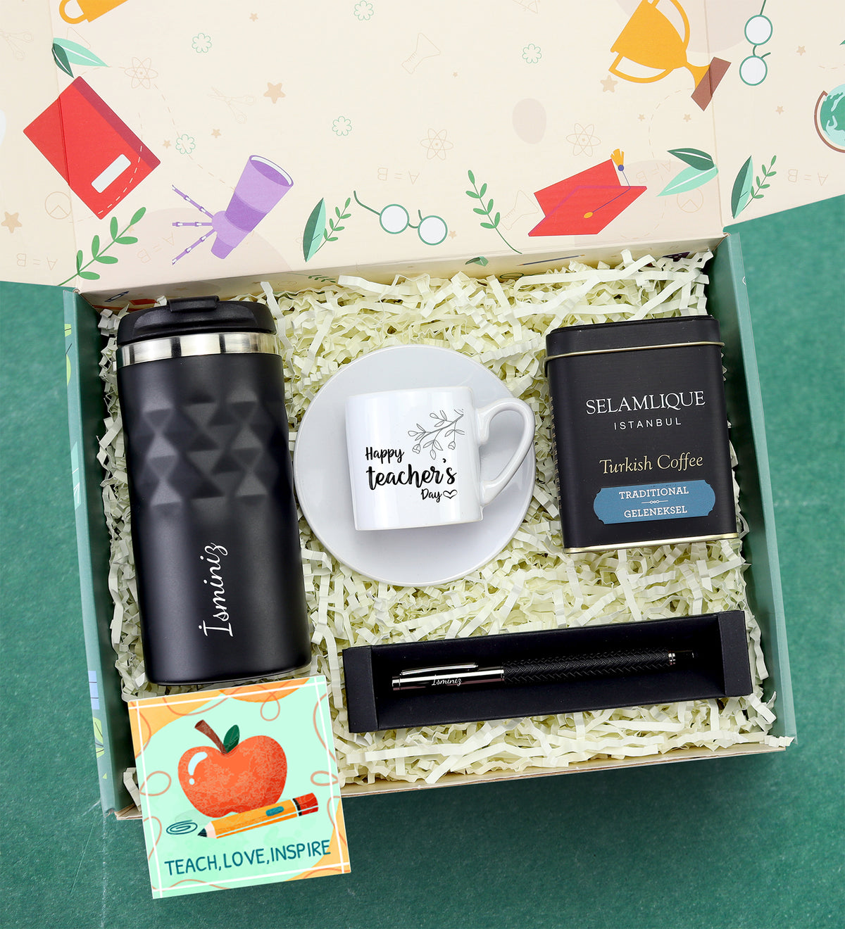 Kişiye Özel Öğretmenler Günü Hediye Kutusu