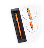 Turuncu Dereceli Termos & 3'lü Ayıcık Buketi & Kalem Hediye Seti