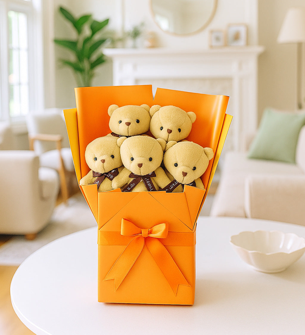 Kişiye Özel Çerçeve & Ayıcık Buketi Hediye Seti