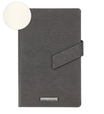 Turuncu Çiçekli Kutusunda Kişiye Özel Metalik Roller Kalem & Gri Mıknatıslı Defter & Lacivert Çizgili Porselen Kupa & Lacivert Çizgili Porselen Türk Kahvesi Fincanı & El Yapımı Buket Çiçek