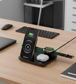Üçlü Wireless Şarj Standı