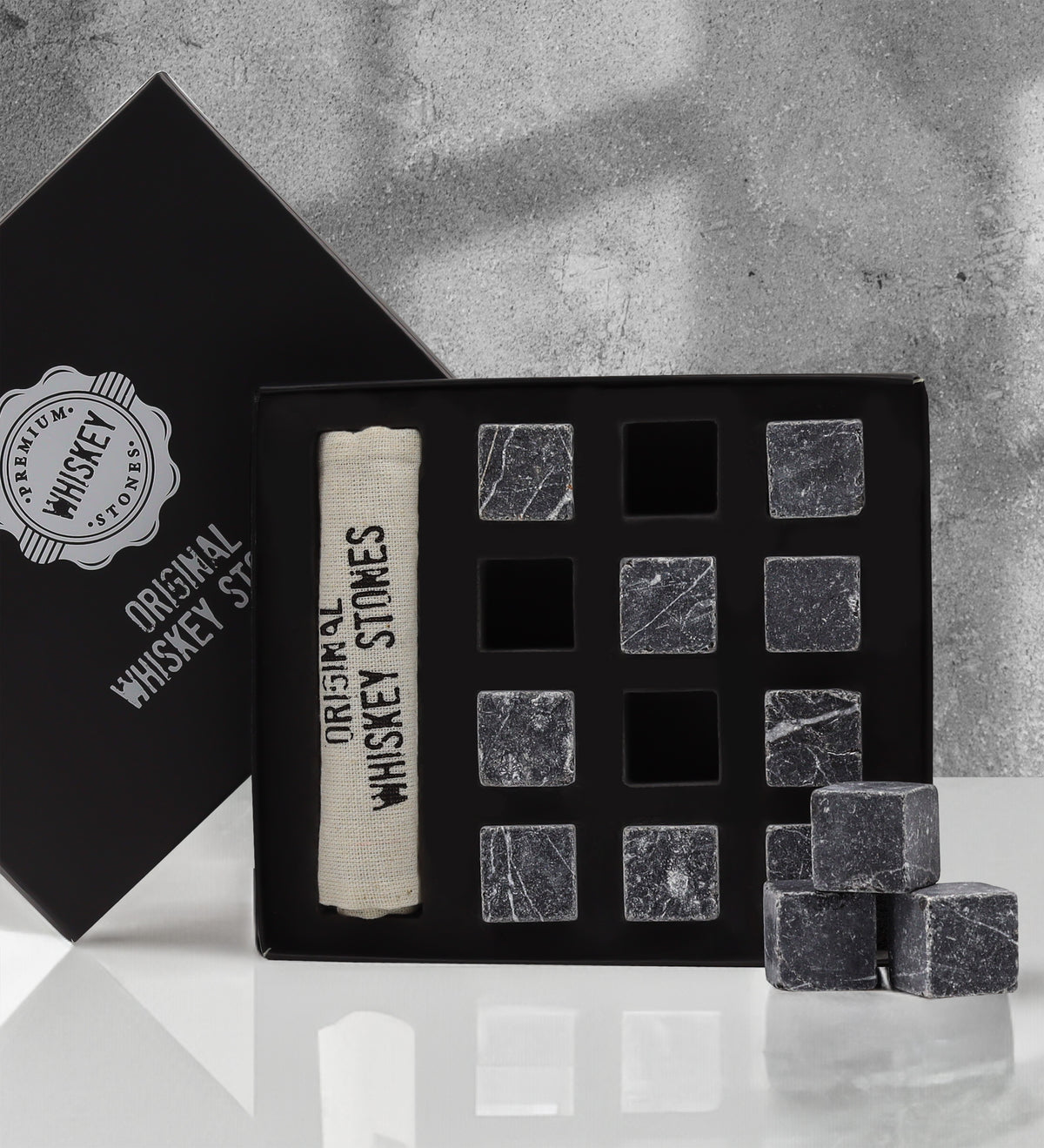 Cep Matarası & Viski Soğutma Taşı & Godiva Napoliten Çikolata & Paspartu Çerçeve