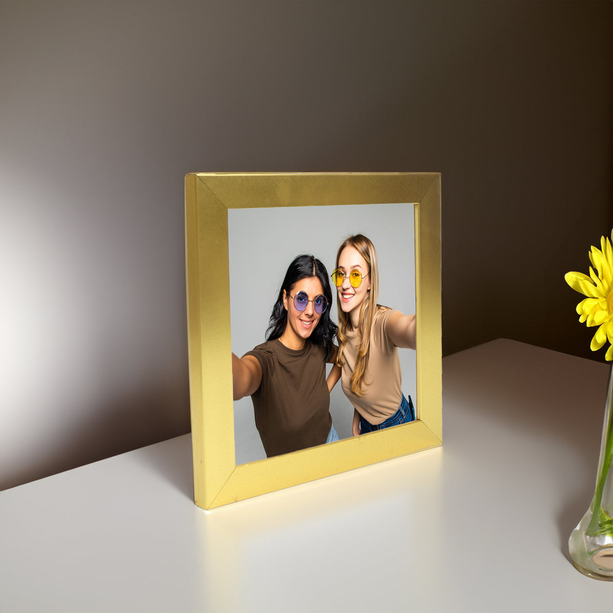 Kişiye Özel Çerçeve & Ayıcık Buketi Hediye Seti