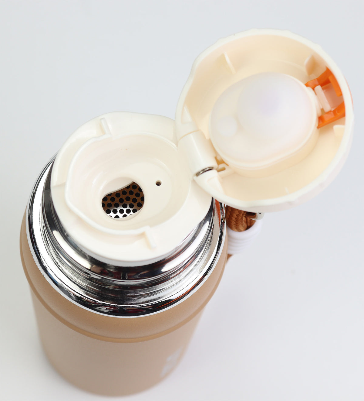 Kahverengi Çelik Termos 700 ml