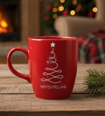 Kırmızı Yılbaşı Kupa