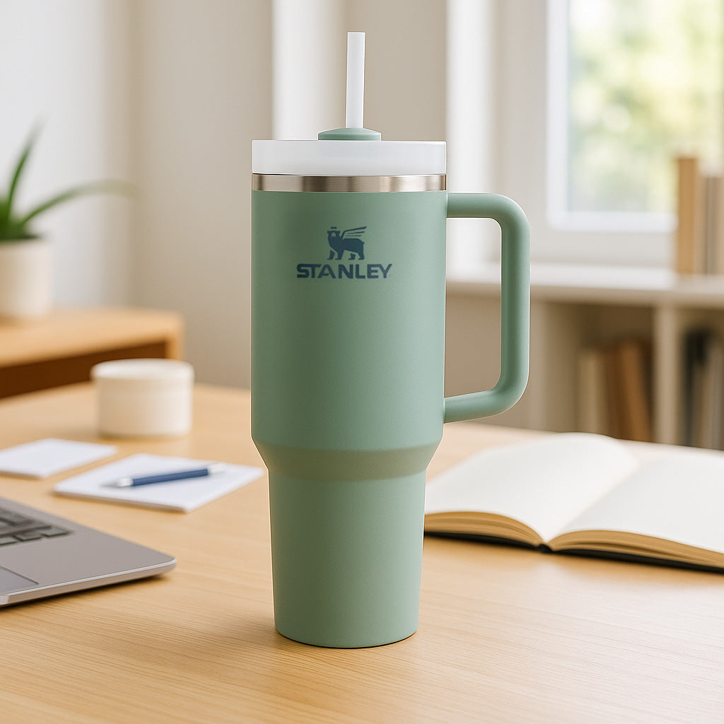 Stanley Termos & Bez Çanta & Serve Deep Kalem & Defter & Anahtarlık Premium Hediye Seti