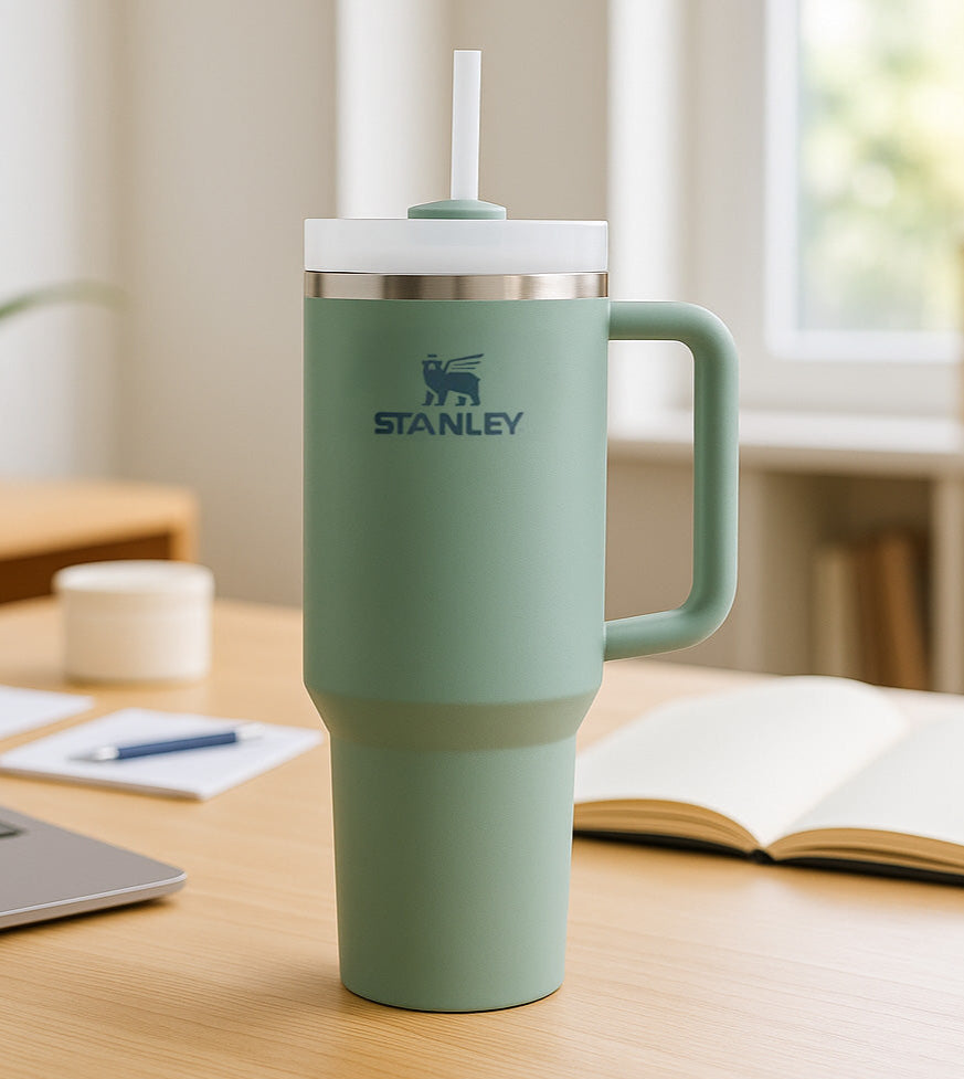 Stanley Termos & Planner & Beyaz Defter & Serve Deep Uçlu Kalem & Mikro Block Yapboz Hediye Seti