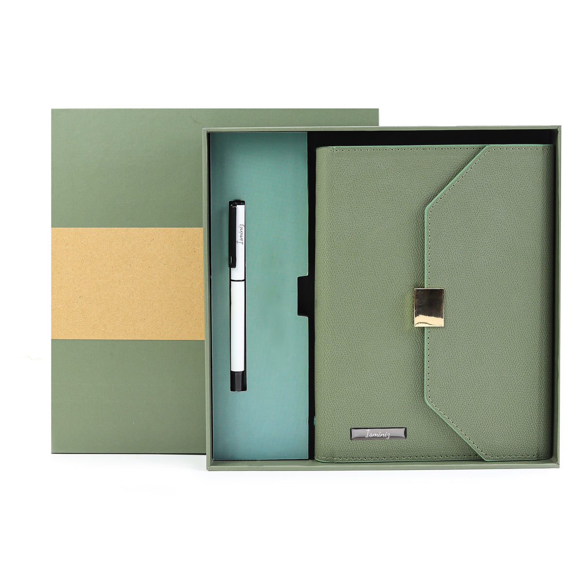 Kutulu Defter Beyaz Kalem Seti