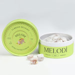 Melodi Lokum & Kolonya & Çiçek & Mum & Fincan Hediye Seti