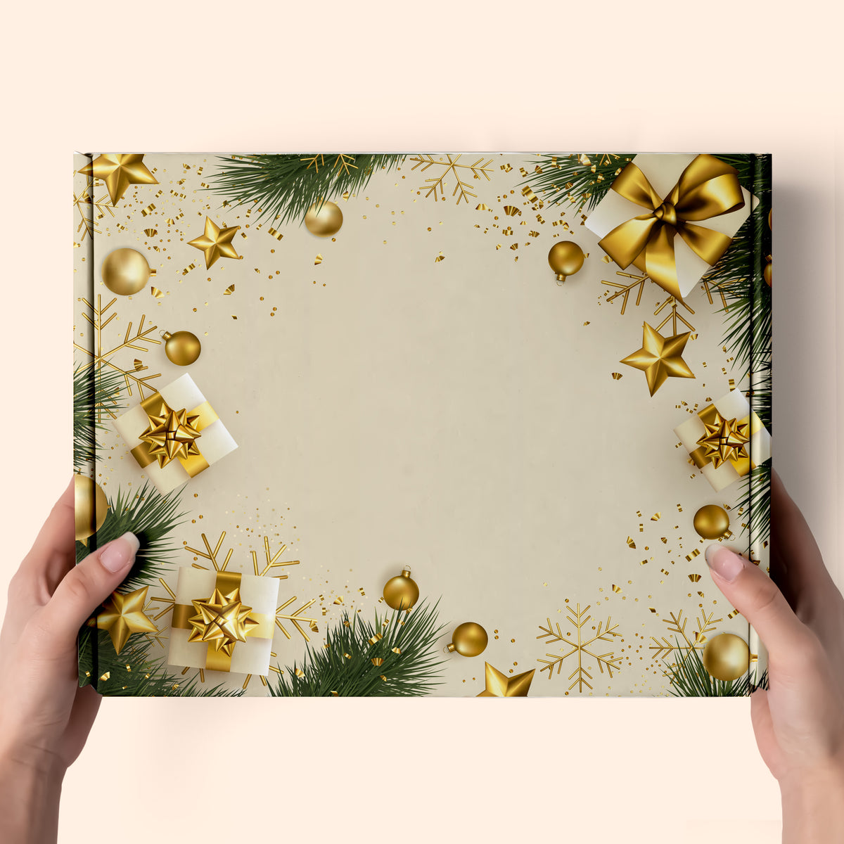 Kalın Şal & Kış Çayı & Kupa & French Press & Mum Yılbaşı Hediye Seti