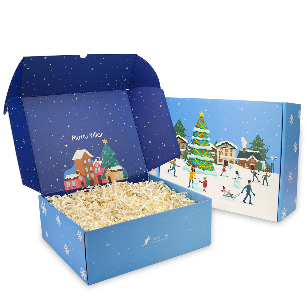 Yılbaşına Özel Kutusunda Kişiye Özel Kırmızı Spiralli Yeni Yıl Tarihli Ajanda & Kırmızı Tükenmez Kalem & Deri Kılıflı Kırmızı 500 Ml Su Matarası & Baskılı Kupa & Yılbaşı Metal Kutulu Mum Hediye Seti