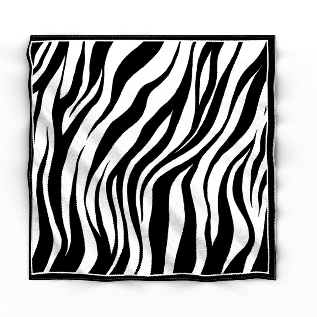 2'li Siyah Beyaz Fincan & Selamlıque Türk Kahvesi & Rakle Mum & Zebra Fular