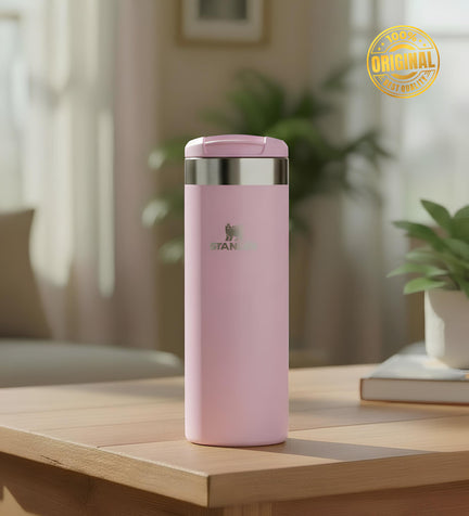 The AeroLight™ Transit Mug Stanley Termos 0.47L Pembe