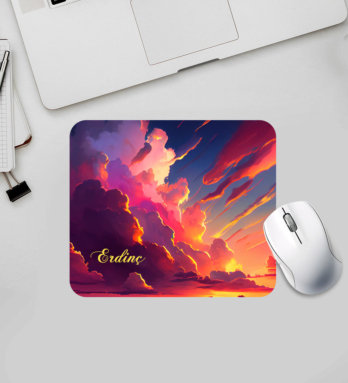 Kişiye Özel Gökyüzü Tasarım Mouse Pad