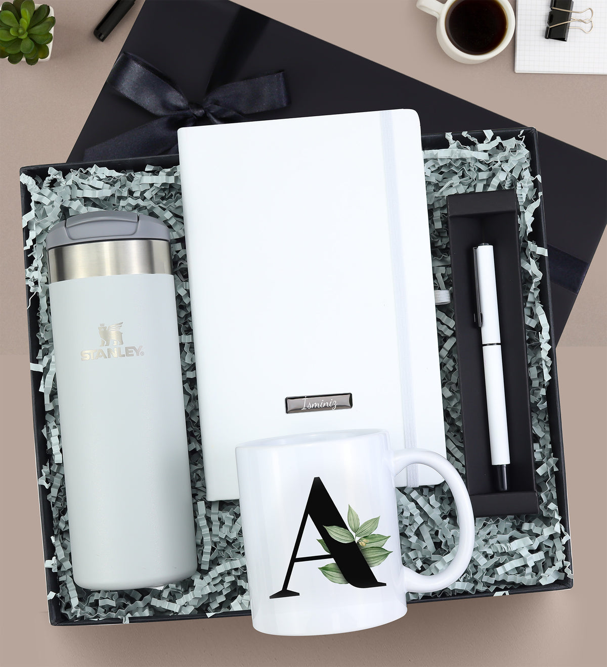 Stanley Termos & Defter & Kalem & Kupa Premium Hediye Seti