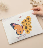 Kişiye Özel Kelebek Tasarım Bez Çanta