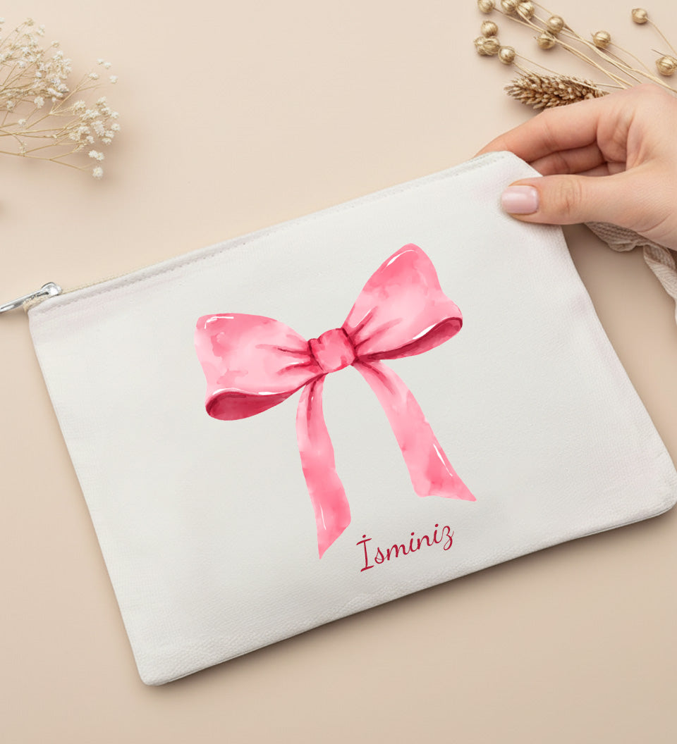 Kişiye Özel Kurdele Tasarım Bez Çanta