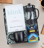 Mor İnek Kitabı & Beta Bitki Çayı & French Press & Kupa Kitap Severlere Hediye Seti