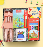 Pipetli Matara 750ml & Kalemlik & Faber Castell Boya Kalemi & 12'li Keçeli Kalem Hediye Seti