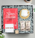Kitap & Fincan & 2'li Kahve & Not Tutucu Hediye Seti