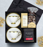 Porselen Fincan Ateiler Rebul Selamlıque Kahve Melodi Çikolata Bayram Hediye Seti