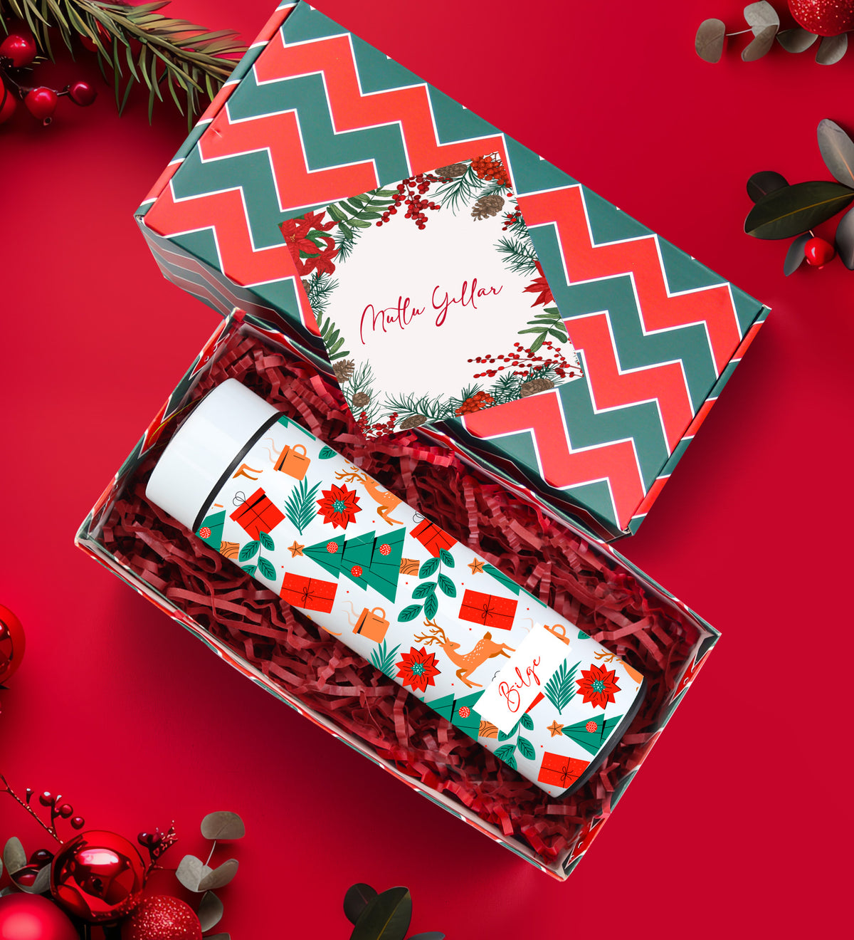 Kişiye Özel Yılbaşı Termos