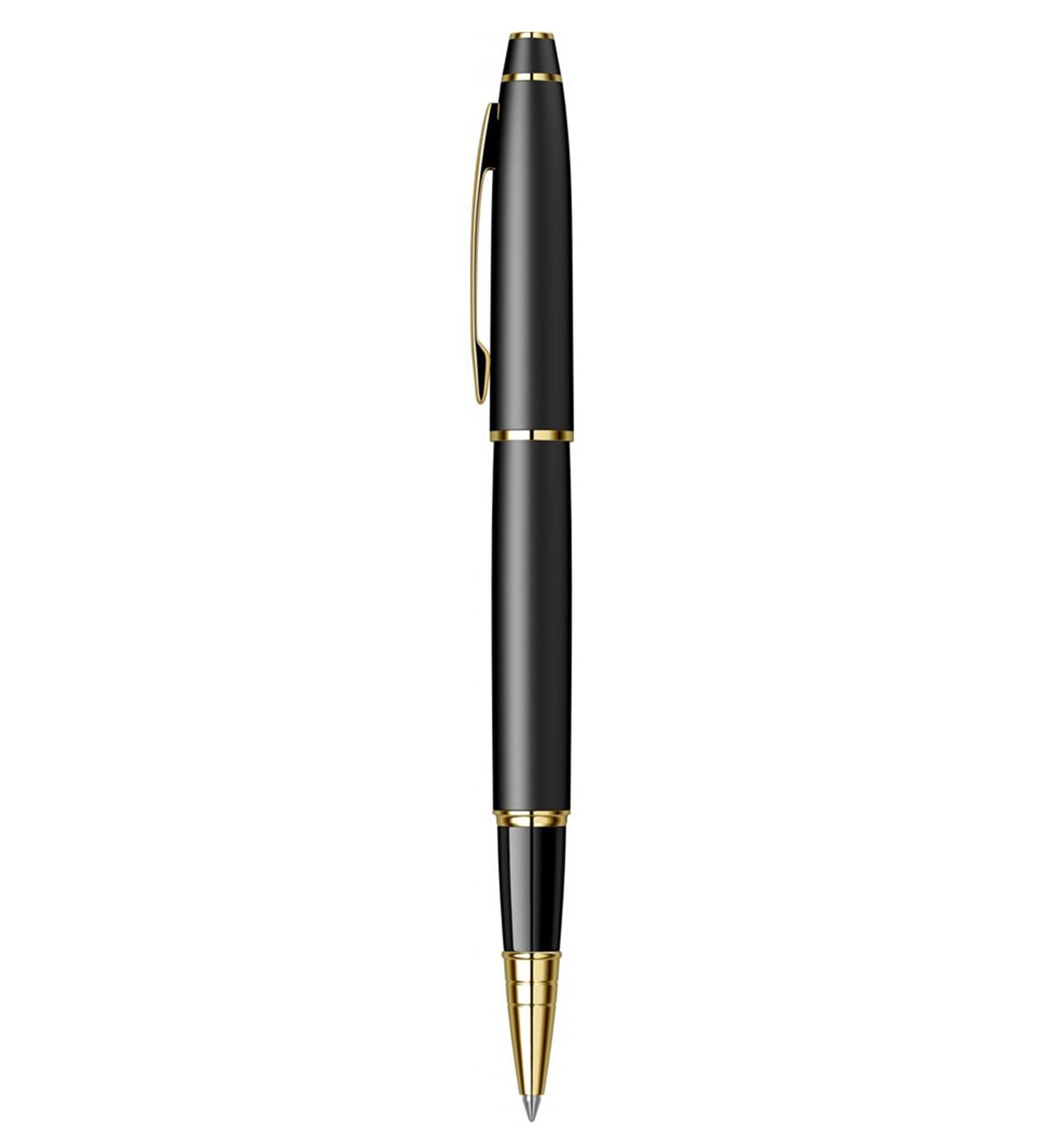 Scrikss Noble 35 Mat Siyah Altın Roller Kalem
