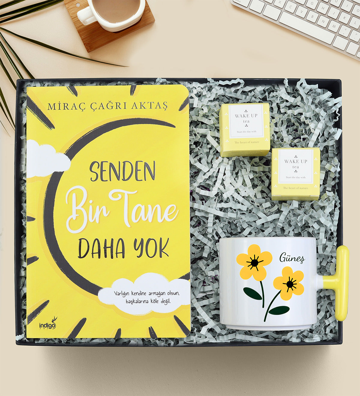 Senden Bir Tane Daha Yok Kitabı & Bitki Çayı & T Kupa Hediye Seti
