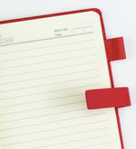 Yumuşak Deri Mıknatıslı Kırmızı Defter