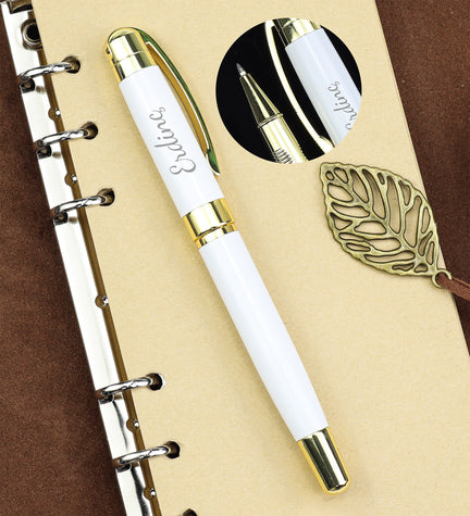 Gold-Beyaz Roller Kalem