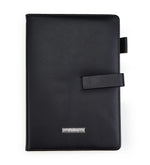 Yumuşak Deri Mıknatıslı Siyah Defter