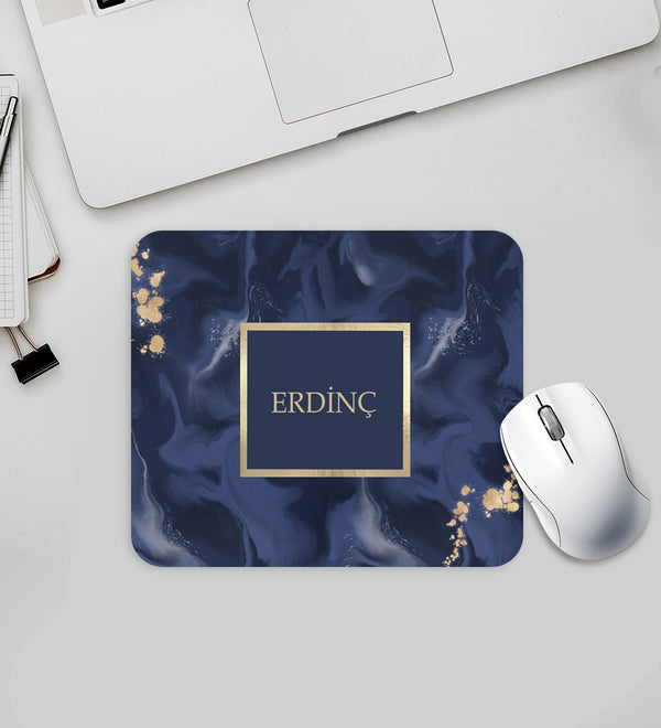Kişiye Özel Lacivert Tasarım Mouse Pad