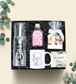 Kişiye Özel Kupa Başucu Sürahi Kolonya Çikolata Hediye Seti