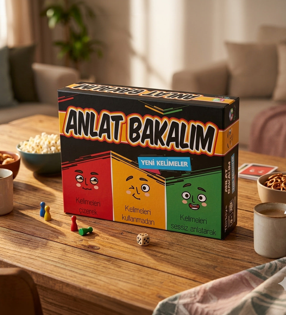 Anlat Bakalım Oyunu & Jelibon & Gökkuşağı Şeker Mini Hediye