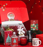 Premium Çikolata & French Press & Pomellos Yılbaşı Kolonya & Mum & Mutlu Yıllar Kupa & Alerya Premium Yılbaşı Kahve Hediye Seti