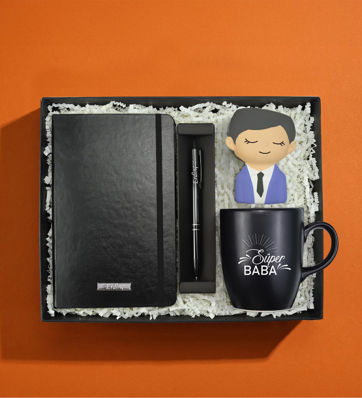 Kişiye Özel Defter Kalem Kupa Saksı Hediye Seti