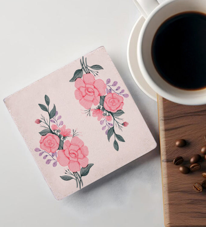 Kupa Bardak Altlığı Mum Kadına Hediye Seti