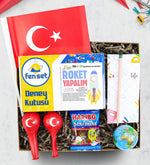 Fenset & Tohumlu Kalem & 2'li Balon & Haribo & Harita Stres Topu & Bayrak Hediye Seti