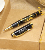 Kişiye Özel 500 ML Dereceli Termos & Deri Kapaklı Vintage Anı-Seyahat Defteri & Fincan & Atatürk Kabartmalı Roller Kalem Hediye Seti